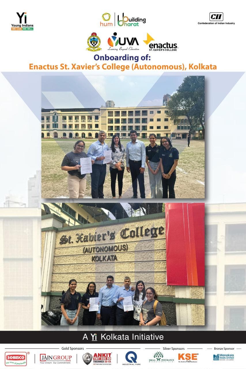 Yi24 | MOU - Onboarding Enactus St. Xavier's College