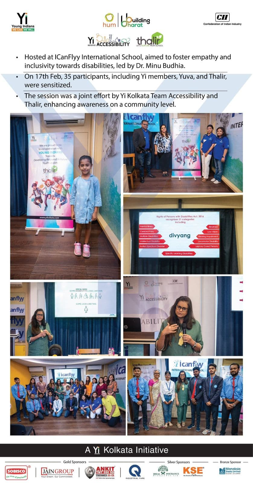 Yi24 | Accessibility Sensitization at I Can Flyy with Minu Budhia